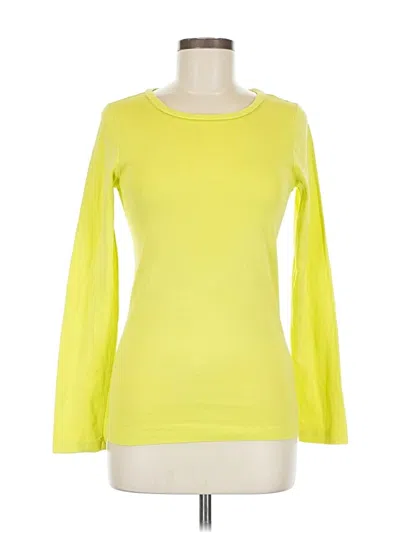Pre-owned Jcrew 3/4 Sleeve T-shirt In Yellow