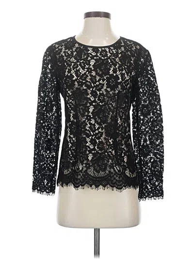 Jcrew 3/4 Sleeve Top Black Boatneck Tops