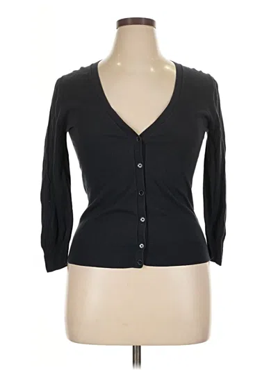 Pre-owned Jcrew 3/4 Sleeve Top Black Sweetheart Neckline Tops