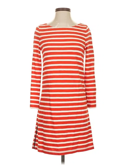Pre-owned Jcrew 3/4 Sleeve Top Red Boatneck Tops