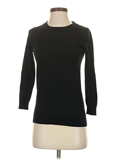 Pre-owned Jcrew 3/4 Sleeve T-shirt In Black