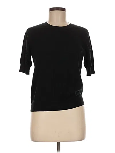Pre-owned Jcrew 3/4 Sleeve T-shirt In Black