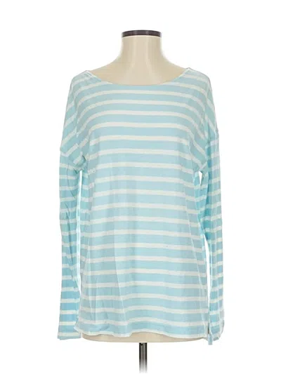 Pre-owned Jcrew 3/4 Sleeve T-shirt In Blue