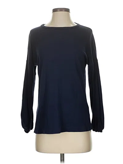 Pre-owned Jcrew 3/4 Sleeve T-shirt In Blue