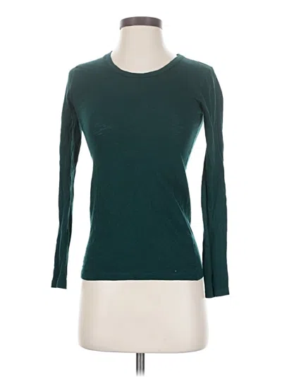 Pre-owned Jcrew 3/4 Sleeve T-shirt In Blue