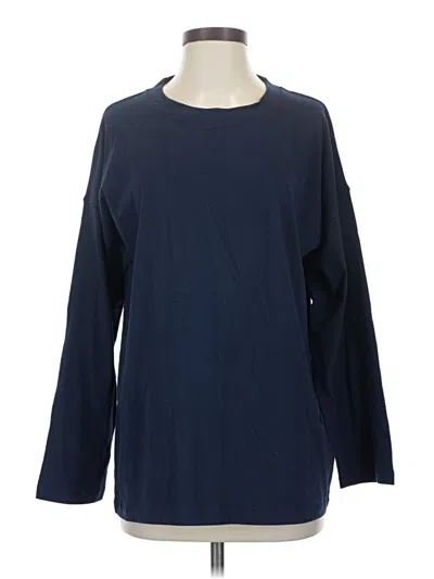 Jcrew 3/4 Sleeve T-shirt In Blue