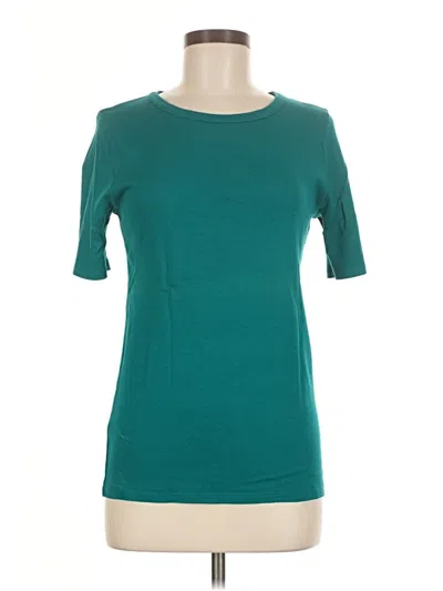 Pre-owned Jcrew 3/4 Sleeve T-shirt In Blue