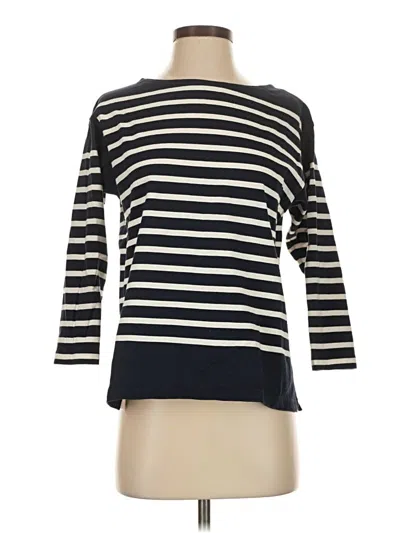 Pre-owned Jcrew 3/4 Sleeve T-shirt In Blue