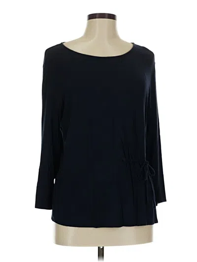 Pre-owned Jcrew 3/4 Sleeve T-shirt In Blue