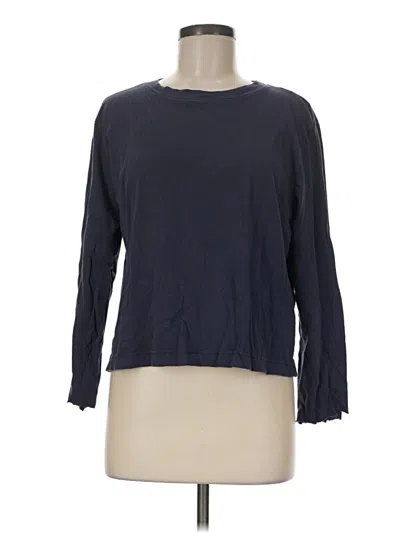 Pre-owned Jcrew 3/4 Sleeve T-shirt In Blue