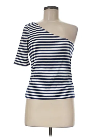 Pre-owned Jcrew 3/4 Sleeve T-shirt In Blue