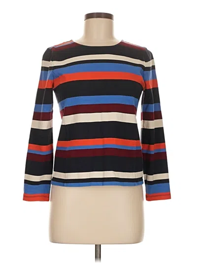 Pre-owned Jcrew 3/4 Sleeve T-shirt In Brown