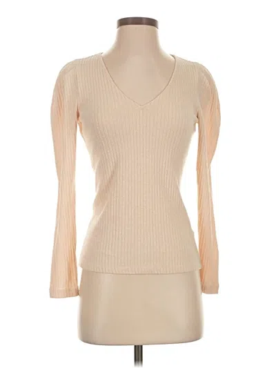 Pre-owned Jcrew 3/4 Sleeve T-shirt In Brown