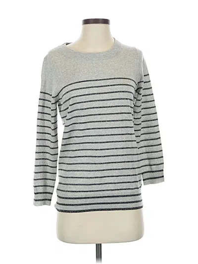 Pre-owned Jcrew 3/4 Sleeve T-shirt In Gray
