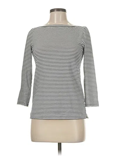Pre-owned Jcrew 3/4 Sleeve T-shirt In Gray