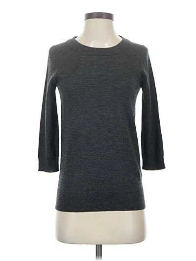Pre-owned Jcrew 3/4 Sleeve T-shirt In Gray