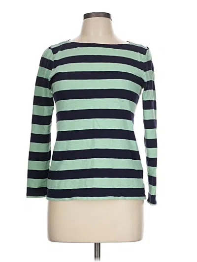 Pre-owned Jcrew 3/4 Sleeve T-shirt In Green