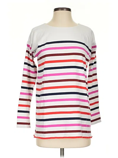 Pre-owned Jcrew 3/4 Sleeve T-shirt In Pink