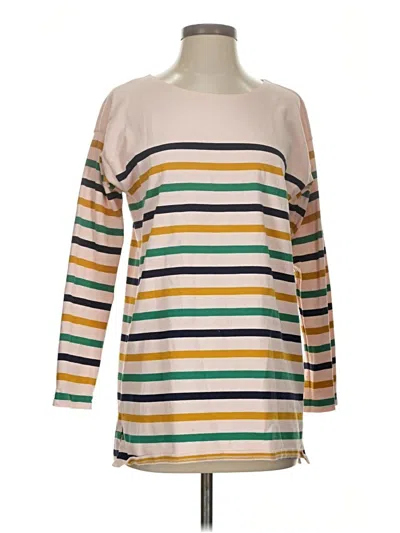 Pre-owned Jcrew 3/4 Sleeve T-shirt In Tan