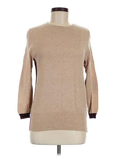 Pre-owned Jcrew 3/4 Sleeve T-shirt In Tan