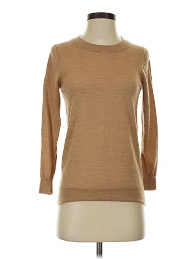 Pre-owned Jcrew 3/4 Sleeve T-shirt In Tan