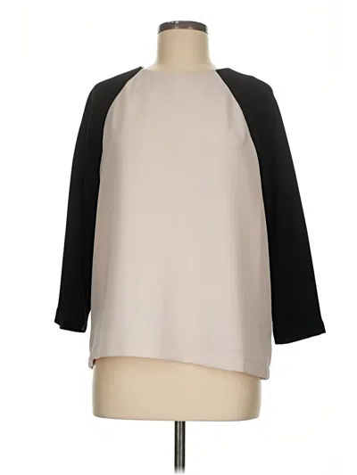 Pre-owned Jcrew 3/4 Sleeve T-shirt In Tan