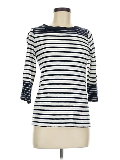 Pre-owned Jcrew 3/4 Sleeve T-shirt In White