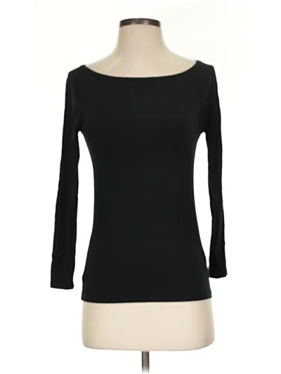 Pre-owned J.crew 365 3/4 Sleeve T-shirt In Black