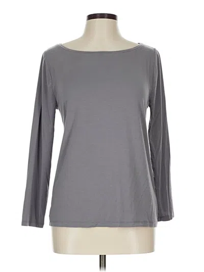 Pre-owned J.crew 365 3/4 Sleeve T-shirt In Gray