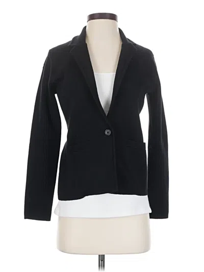 Pre-owned J.crew 365 Blazer Jacket In Black