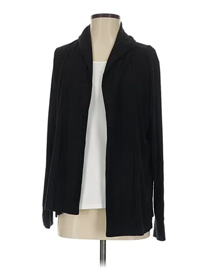 Pre-owned J.crew 365 Cardigan Sweater In Black