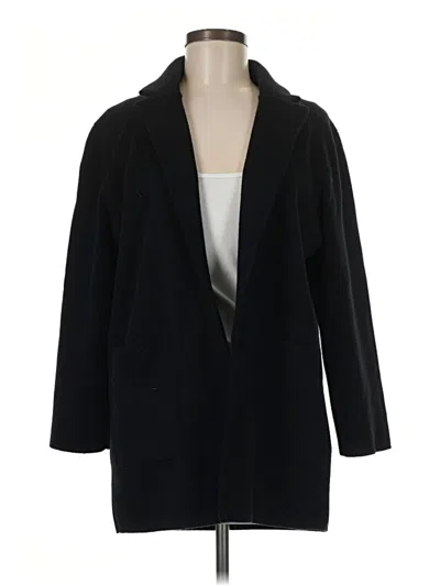 Pre-owned J.crew 365 Cardigan Sweater In Black