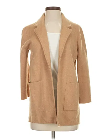 Pre-owned J.crew 365 Cardigan Sweater In Brown