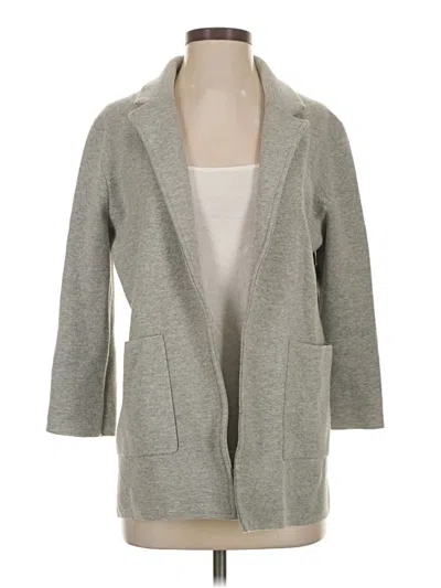Pre-owned J.crew 365 Cardigan Sweater In Gray