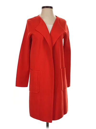 Pre-owned J.crew 365 Cardigan Sweater In Red