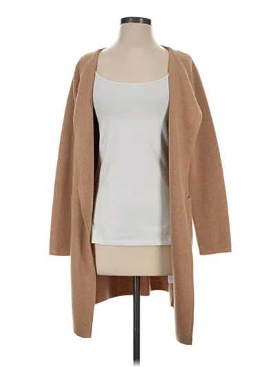 Pre-owned J.crew 365 Cardigan Sweater In Tan