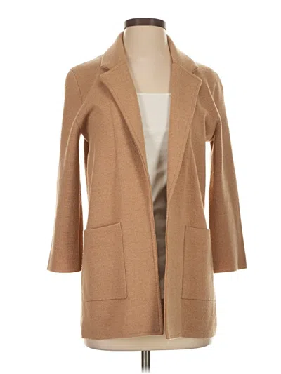 Pre-owned J.crew 365 Cardigan Sweater In Tan