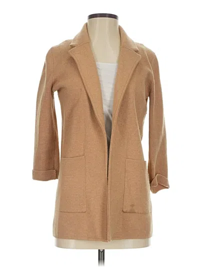 Pre-owned J.crew 365 Cardigan Sweater In Tan