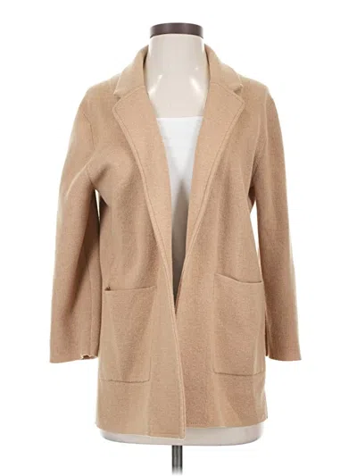 Pre-owned J.crew 365 Cardigan Sweater In Tan