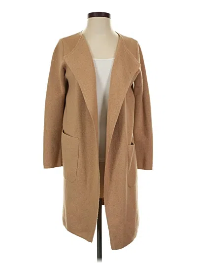 Pre-owned J.crew 365 Cardigan Sweater In Tan
