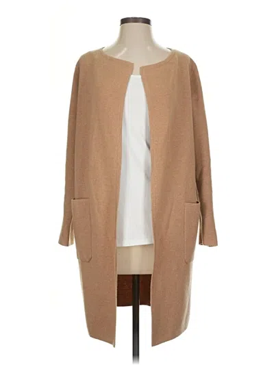Pre-owned J.crew 365 Cardigan Sweater In Tan