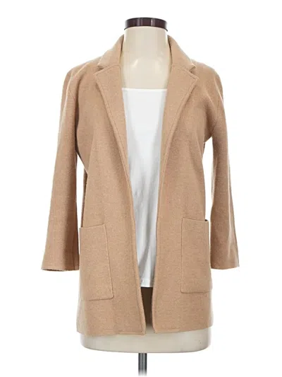 Pre-owned J.crew 365 Cardigan Sweater In Tan