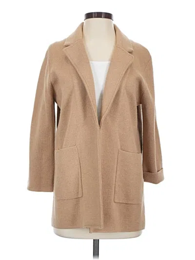 Pre-owned J.crew 365 Cardigan Sweater In Tan