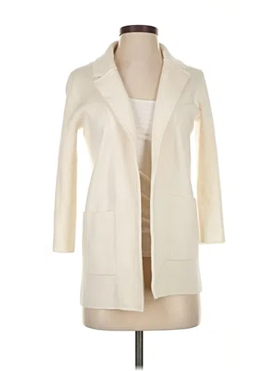 Pre-owned J.crew 365 Cardigan Sweater In White