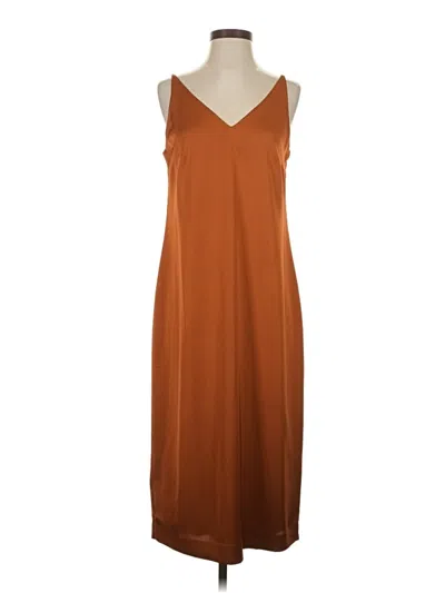Pre-owned J.crew 365 Casual Dress In Brown