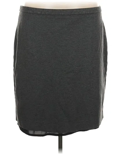Pre-owned J.crew 365 Casual Skirt In Gray