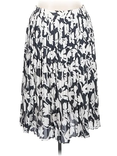 Pre-owned J.crew 365 Casual Skirt In Silver