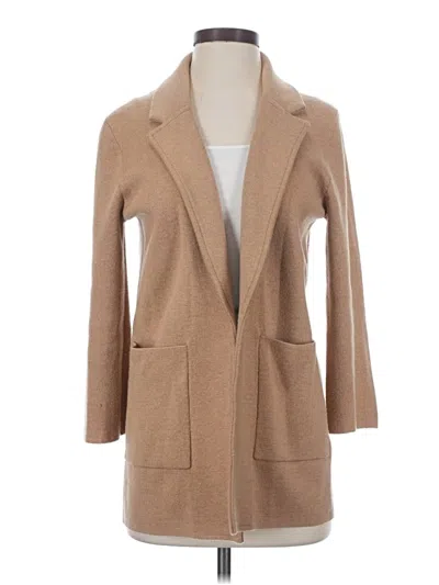 Pre-owned J.crew 365 Coat In Tan