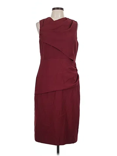 Pre-owned J.crew 365 Cocktail Dress In Burgundy