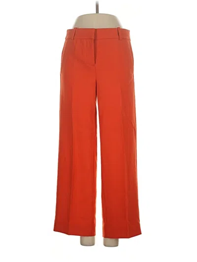 Pre-owned J.crew 365 Dress Pants In Orange